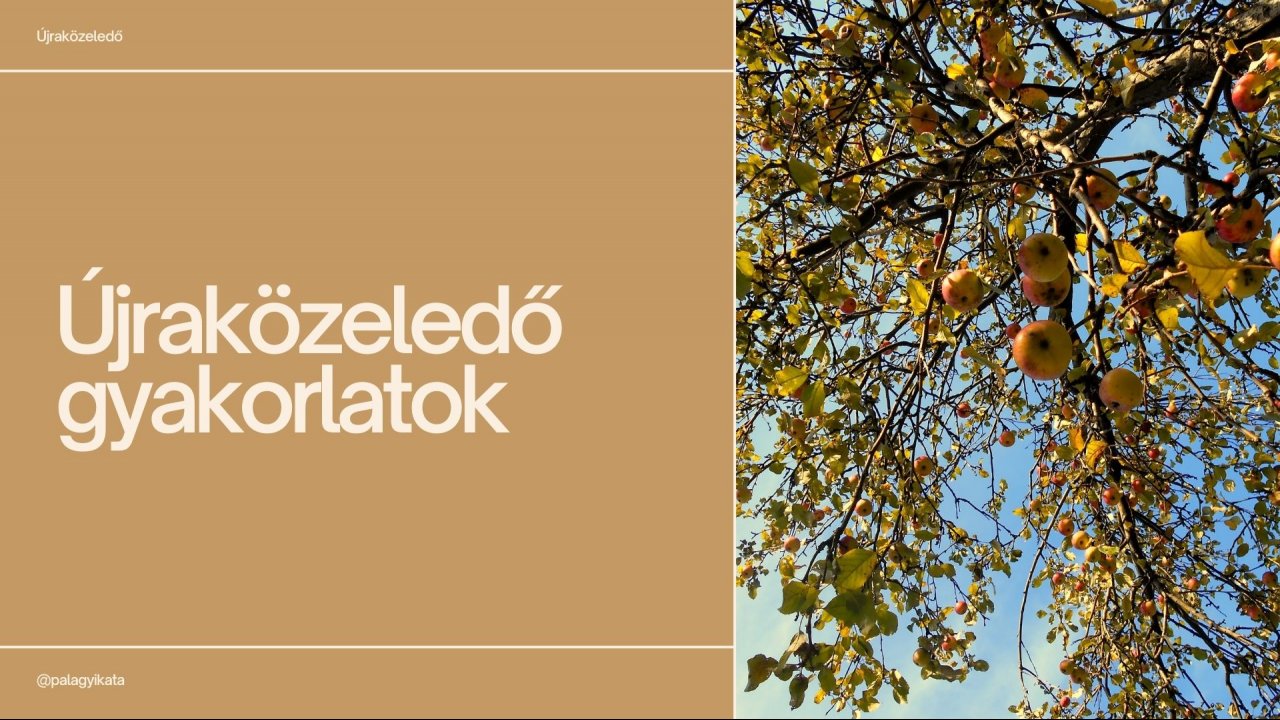 Újraközeledő gyakorlatok